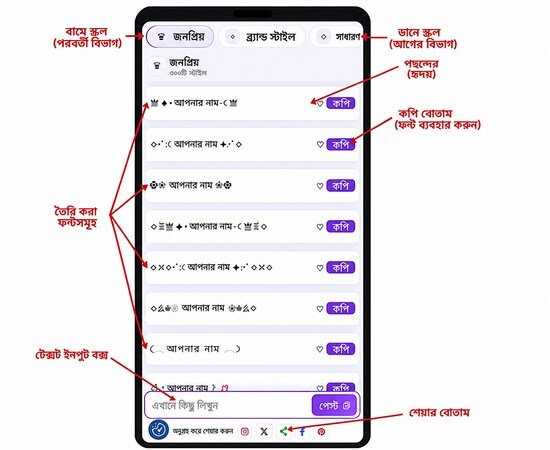 Stylish Name Generator কীভাবে ব্যবহার করবেন